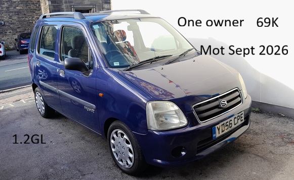 Suzuki-Wagon R 5 door -1 owner 69K